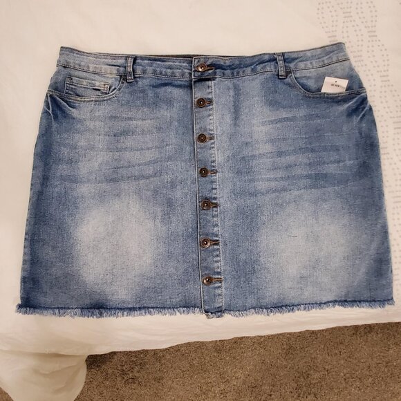Denim jean skirt cleo size 20 - Picture 5 of 5